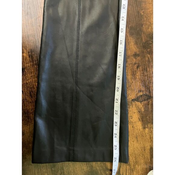 Zara high rise bootcut faux leather pants - Picture 11 of 14